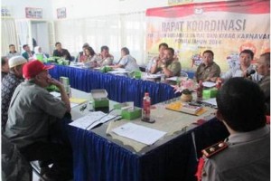 Rapat persiapan deklarasi damai.